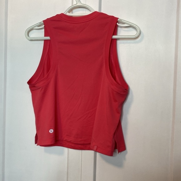 Lululemon Red Sleeveless Women's Tank - shorter length - Picture 5 of 5